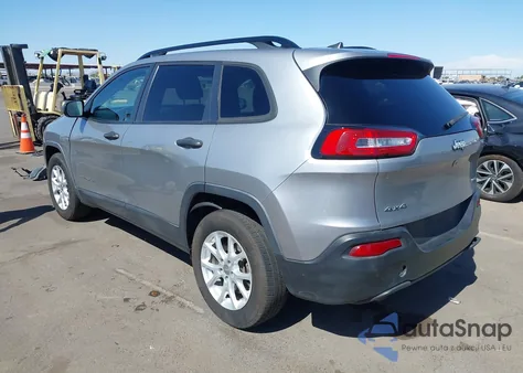 2017 Jeep Cherokee Sport 4X4 from USA, damaged, VIN 1C4PJMAB6HW632772